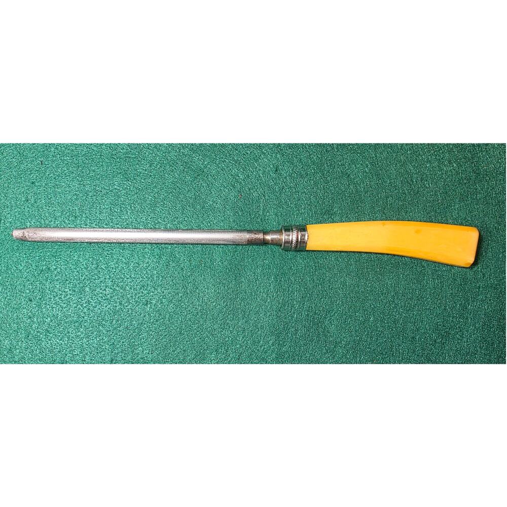 Vintage Butterscotch Bakelite Knife Sharpener - ca 1950s